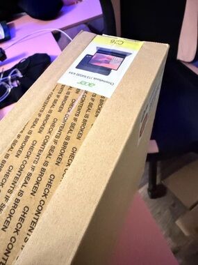 Acer Lavender Chromebook with Black Keyboard